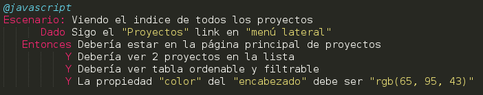 Escenario de ejemplo para desarrollo a medida desde Symfony