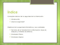 conceptos y objetivos de la seguridad informática