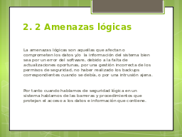 Amenazas lógicas