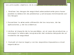 Principales objetivos de la seguridad informática