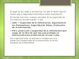 Seguridad de los sistemas de información